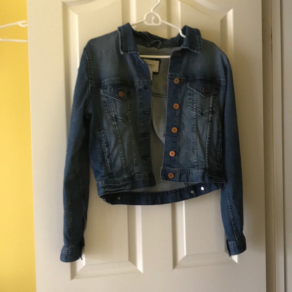 blue jean jacket from forever 21